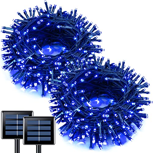 2 Pack Solar String Lights Outdoor (85.4 Foot)