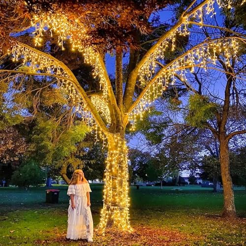 99ft Icicle Lights for Outside