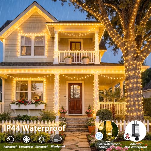 168Ft String Lights Outdoor Waterproof (168 Foot)