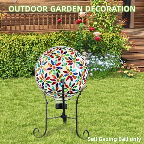 Mosaic Glass Gazing Ball