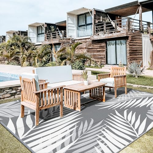 Outdoor Rug Waterproof Plastic Rugs for Patio
