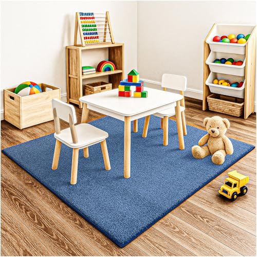 Soft & Colorful 5' x 5' Kids Classroom Area Rug