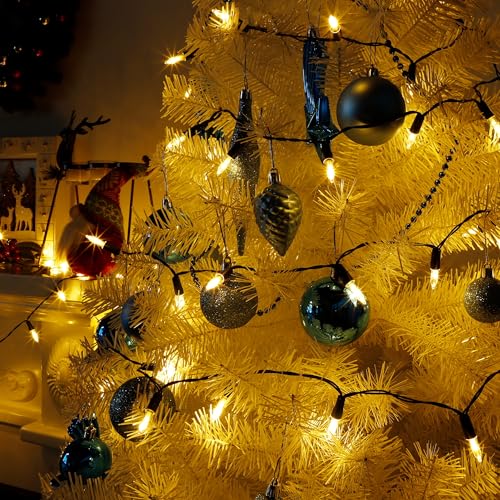 16 Ft 50 LEDs Warm White Christmas String Lights