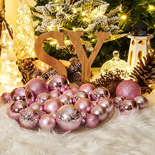 Christmas Ball Ornaments for Christmas Decorations (45 Count)