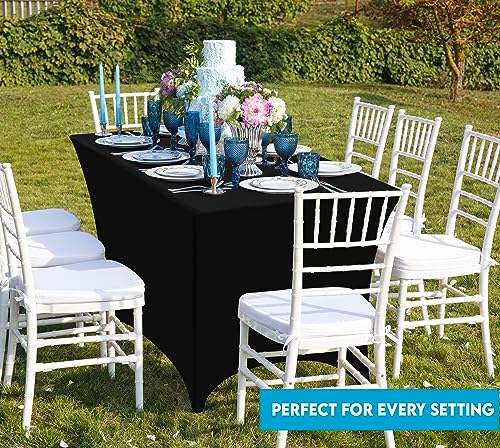 Bulk 10 Pack 6Ft Tablecloths for Hotels (10 Count)