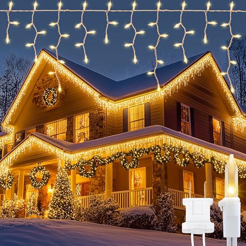 Icicle Lights Outdoor (200 Count)