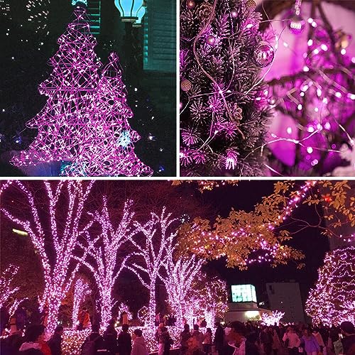 Solar String Lights Outdoor 2Pack 80FT 200LED Valentine Lights (2 Count)