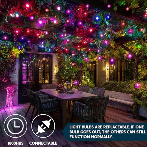 Pink Christmas String Lights (100 Count)