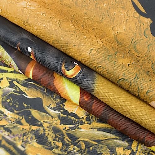 Halloween Wall Tapestry Horror Witch Cat and Dead Tree Pumpkin Lights with Spooky Graveyard Tapestry Orange Full Moon over Misty Forest Wall Decor for Bedroom Living Room Dorm 59x51 Inches