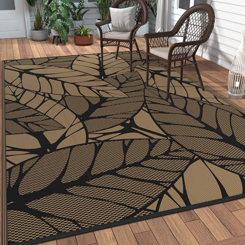 Outdoor Rug Waterproof Plastic Rugs for Patio (54 Sq Ft)