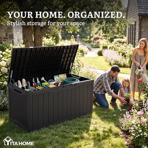 100 Gallon Large Outdoor Deck Box
