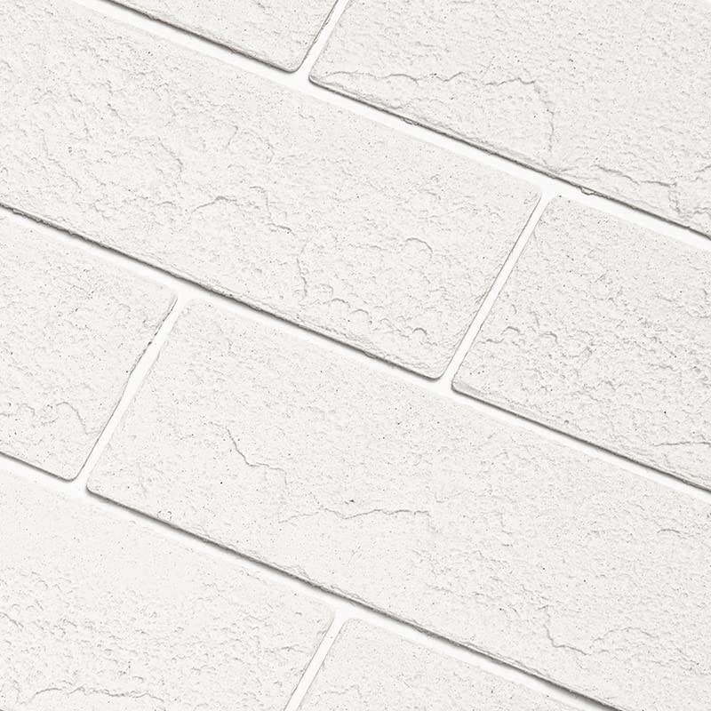 Old Town White Faux Brick Wall Tiles (2 Count)
