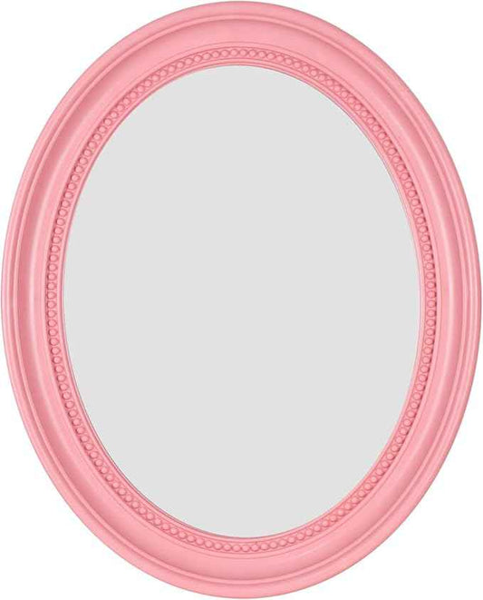 Funerom 20 x 16 inch Pink Wall Mirror Oval Bathroom Mirror Bedroom Mirror