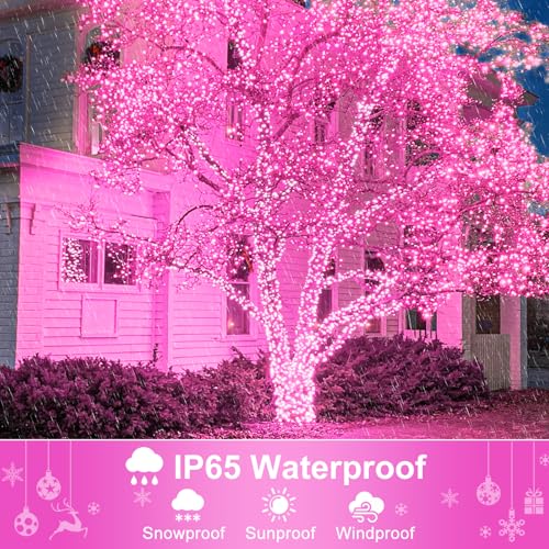 100FT 300LED Christmas Lights Outdoor