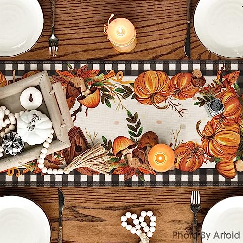 210 GSM Fall Table Runner Home Party Decor 13x72 Inch