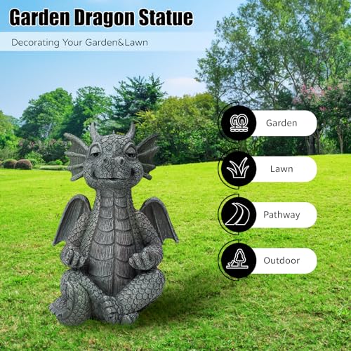 Garden Dragon Statue Decor