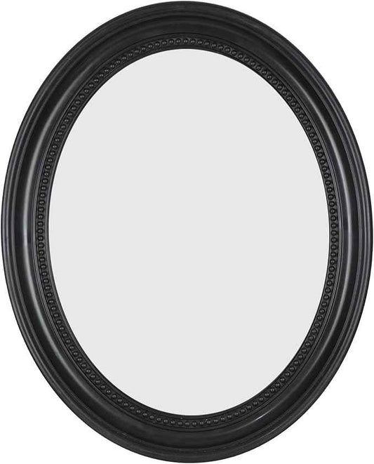 Funerom 20 x 16 inch Black Wall Mirror Oval Bathroom Mirror Bedroom Mirror