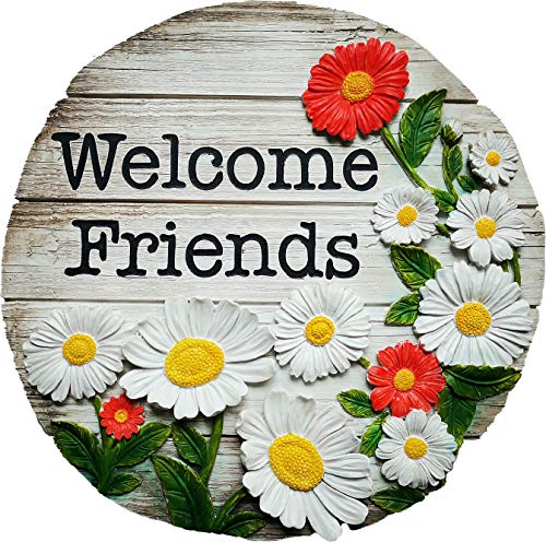Garden Décor Welcome Friends Stepping Stone