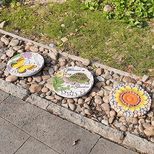 Garden Décor Stepping Stones Outdoor 10 * 10 * 0.75 Inch
