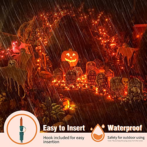 Orange Halloween Mini String Lights (13 Foot)