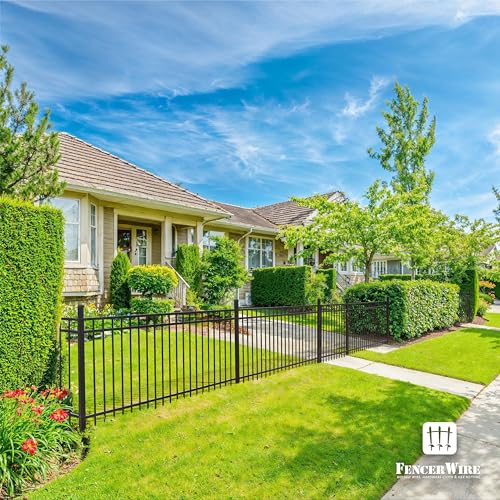 Pack of 10 Heavy Duty Flat Top Fence Gate (10 Count)