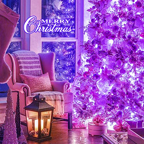 Connectable 91.5ft 250 LED Purple Halloween String Lights Indoor (91.5 Foot)