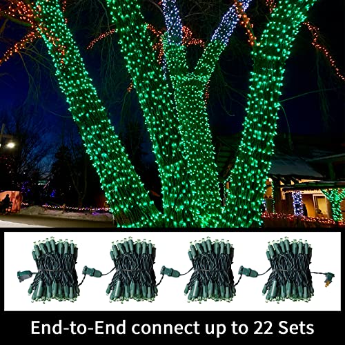 100 LED Green Halloween Mini String Lights (100 Count)