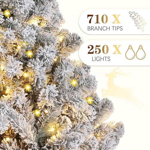 6Ft Pre Lit Artificial Christmas Tree