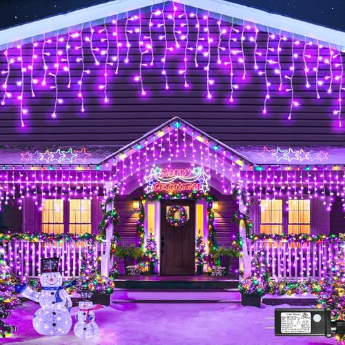 66ft Purple Christmas Lights Outdoor Indoor
