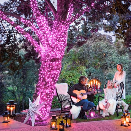 Pink Christmas Lights Outdoor