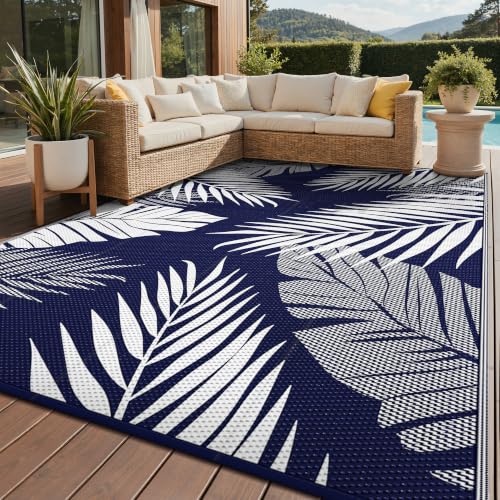 Outdoor Rug Waterproof Plastic Rugs for Patio