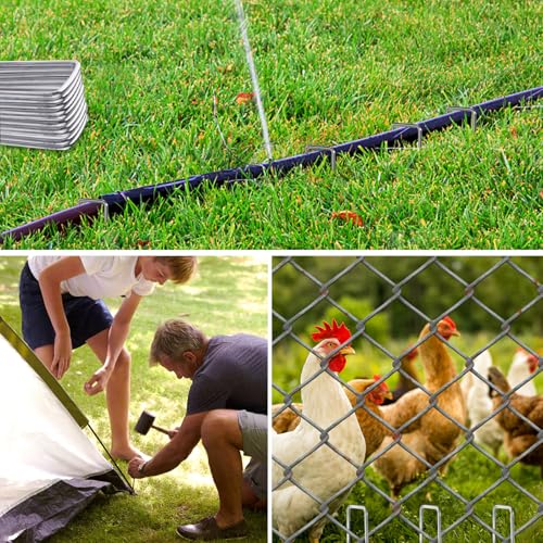 8 Inch Landscape Staples (125 Count)