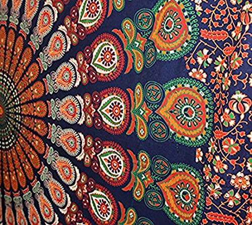 Blue Orange Tapestry