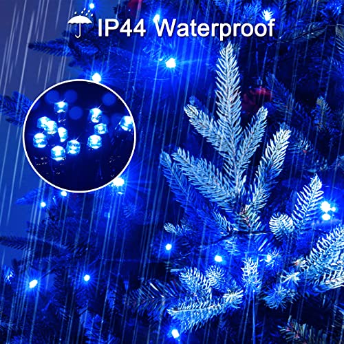 66ft 200 LED Blue Christmas Lights Outdoor Plug in