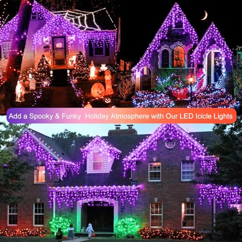 Halloween Icicle Lights Outdoor