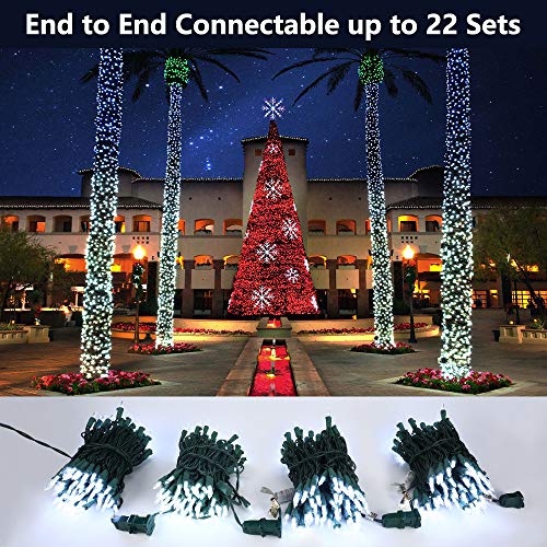 Cool White Christmas Lights Connectable