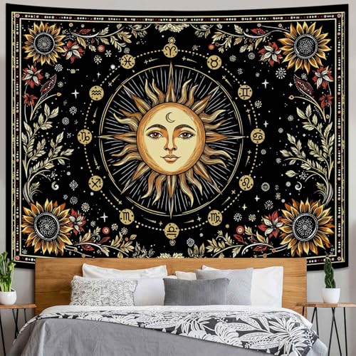 Celestial Sun Tapestry
