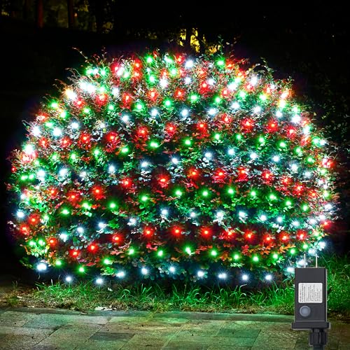 Christmas Lights Outdoor 200LED 8.4ft x 5.2ft Christmas Net Lights with 8 Modes