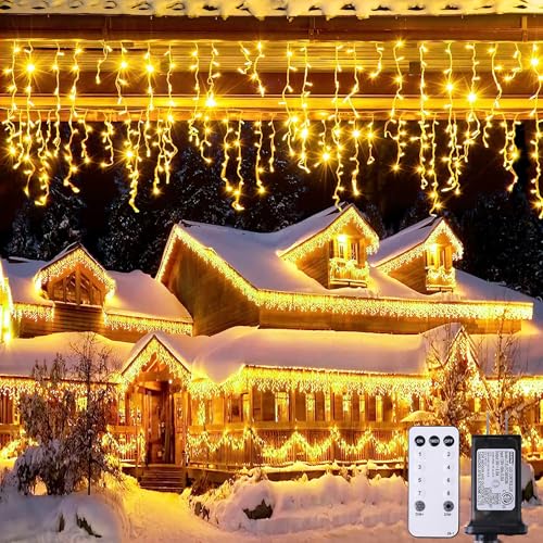 Icicle Lights for Outside (48.64 Foot)