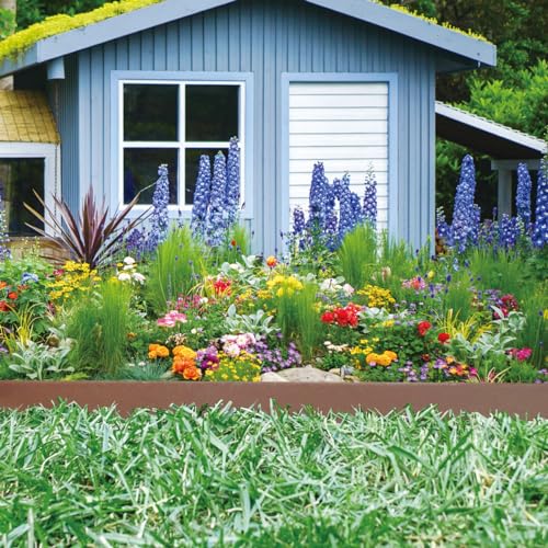 Landscape Edging 2in x 66FT Garden Edging Kit with 120 Spikes