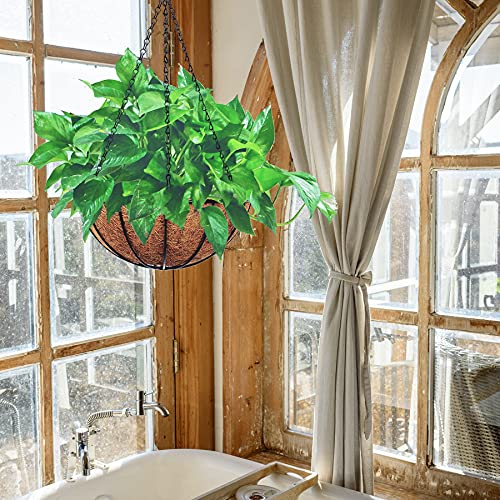 Hanging Planters Basket Outdoor Indoor (4 Count)