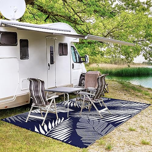 Outdoor Rug Waterproof Plastic Rugs for Patio