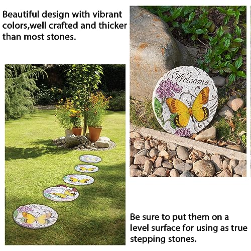 Garden Décor Stepping Stones Outdoor 10 * 10 * 0.75 Inch