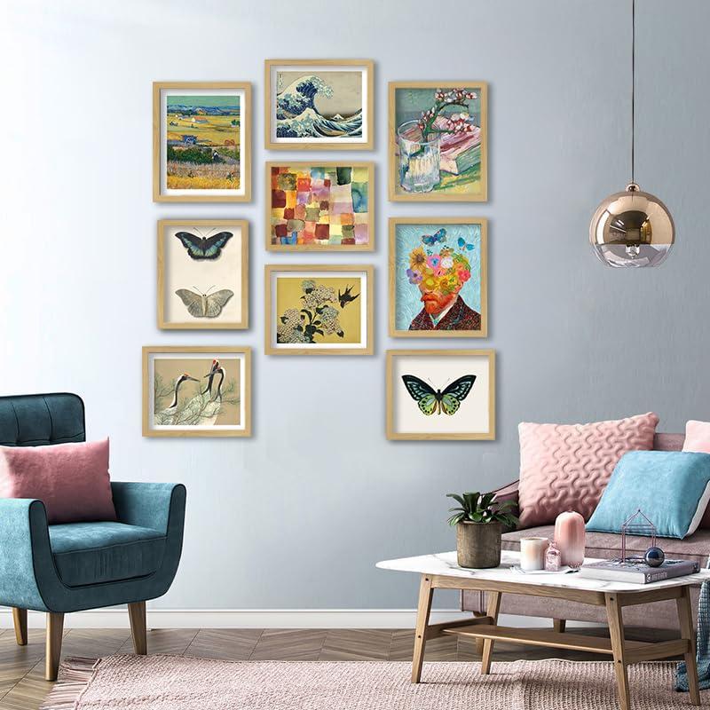 Vintage Eclectic Wall Art (18 Count)