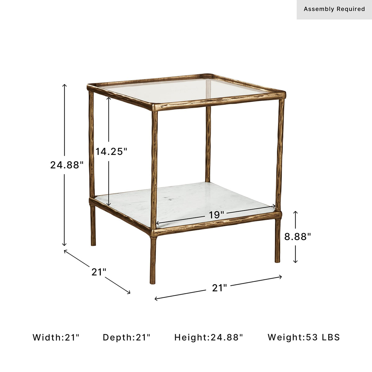 Ryandale Square End Table