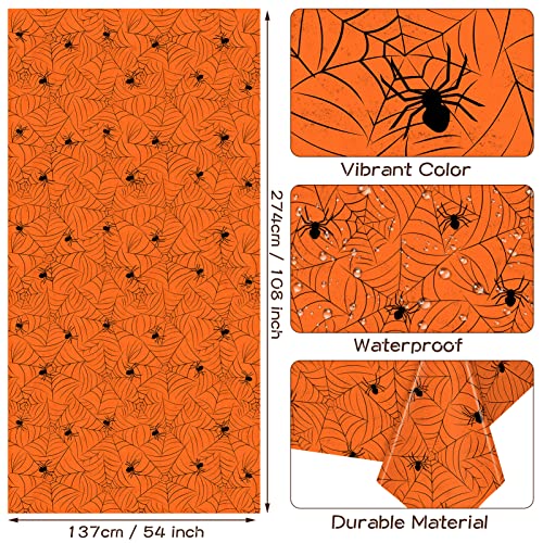 3 Pack Halloween Tablecloth Rectangular Table Halloween Party Decorations (3 Count)