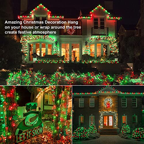 Red & Green Christmas Lights Connectable
