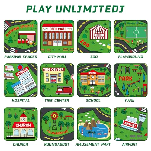 Kids Playmat Rug 6x9 ft