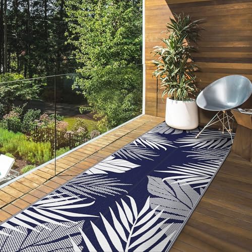 Outdoor Rug Waterproof Plastic Runner Rugs (20 Sq Ft)