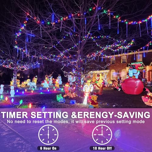 131FT 400 LED Christmas Lights Outdoor